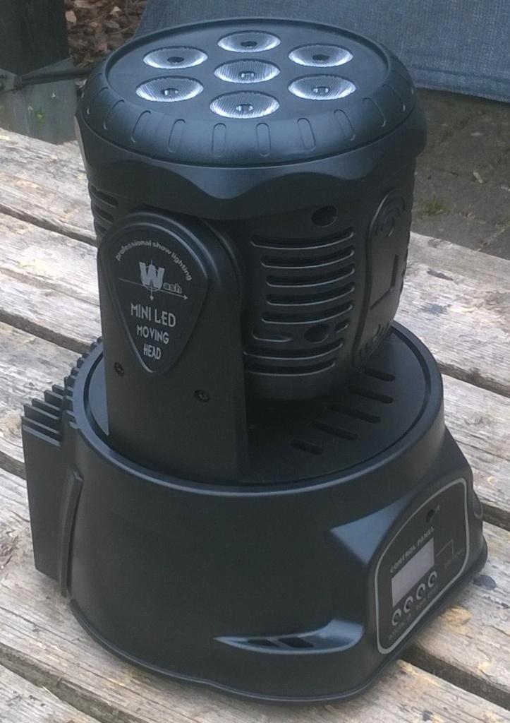 Moving-head MHC-706 RGBW, Musique & Instruments, Lumières & Lasers, Comme neuf, Lumières, Commande sonore, Couleur, Effet stroboscopique