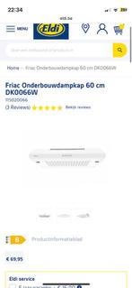 Dampkap friac 60cm, Ophalen, Zo goed als nieuw