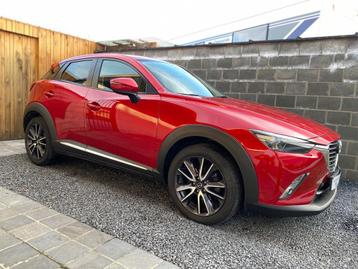Mazda CX-3 1.5 SKYACTIV-D 4WD Automaat Keyless Led Full Full, Auto's, Mazda, Automaat, 4 cilinders, Leder, Bedrijf