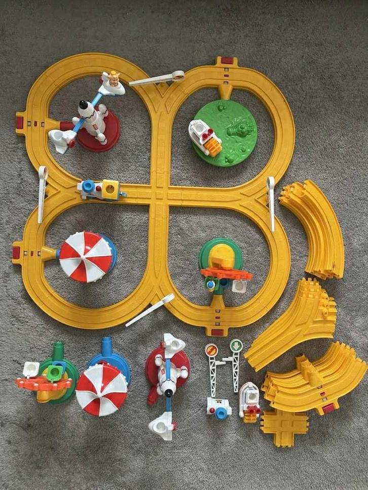 Fisher-Price Little People Pretpark Treinbaan, Kinderen en Baby's, Speelgoed | Fisher-Price, Gebruikt, Speelset, Ophalen