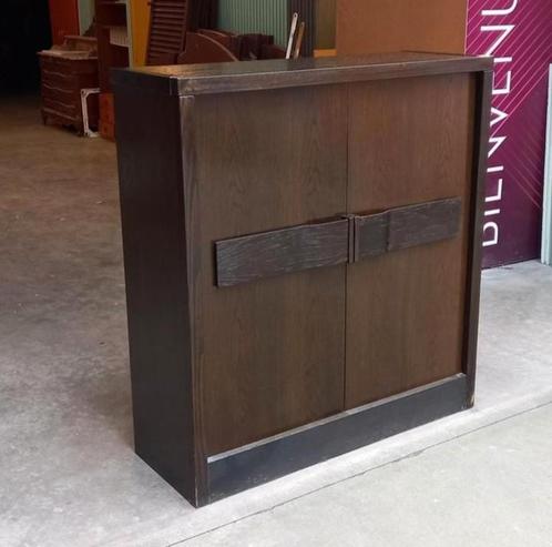 Dressoir Vintage Brutalist Dressoir Vintage eikenhout uit de, Huis en Inrichting, Woonaccessoires | Overige, Zo goed als nieuw