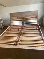 Tweepersoonsbed 160 220, Huis en Inrichting, Ophalen, Bruin, Tweepersoons, Landelijk