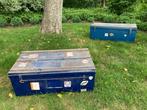 Kantine, metalen koffer, lengte 1m, Ophalen, Gebruikt, 50 tot 100 cm, Metaal