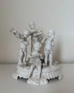 Bassano Italië porseleinen beeld – 4 putti/cherub engeltjes, Antiek en Kunst, Ophalen