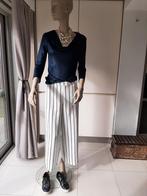 Wijde lange broek, Ophalen of Verzenden, Zo goed als nieuw, Maat 38/40 (M), Wit