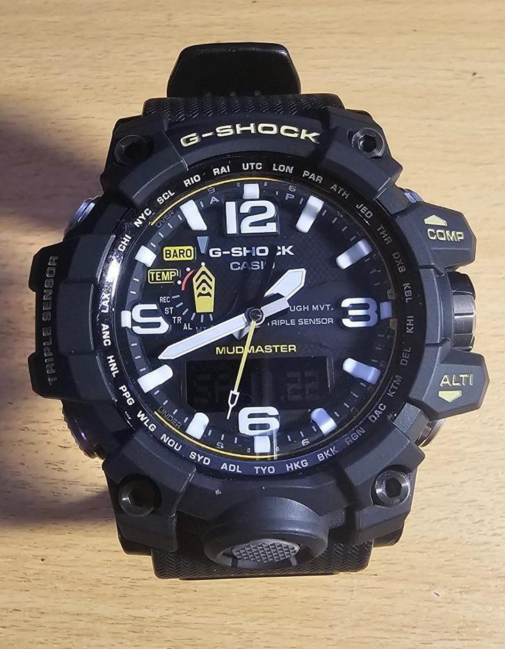 Casio G--Shock GWG 1000 MudMaster, Handtassen en Accessoires, Horloges | Heren, Zo goed als nieuw, Polshorloge, Casio, Staal, Kunststof