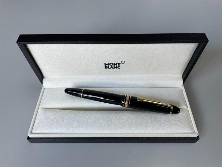 Montblanc Meisterstuck 146 LeGrand vulpen, Verzamelen, Pennenverzamelingen, Zo goed als nieuw, Vulpen, Met doosje, Met reclame
