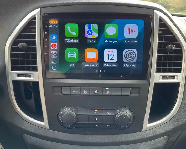 250€ !!! Android CarPlay Mercedes vito GPS bluethoot DVD usb, Auto diversen, Autoradio's, Nieuw, Ophalen