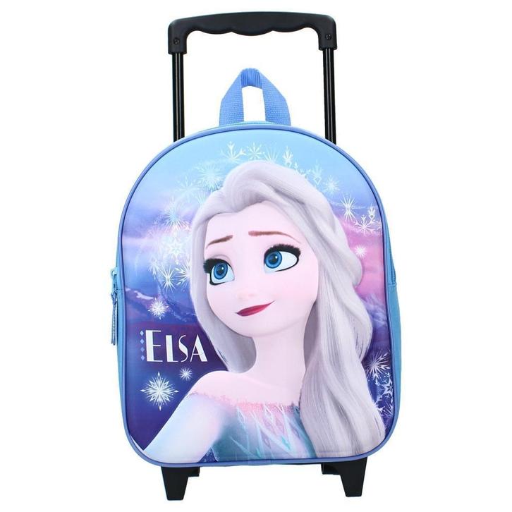 Disney Frozen 3D Trolley Rugzak - Elsa, Handtassen en Accessoires, Tassen | Reistassen en Weekendtassen, Nieuw, Blauw, Minder dan 40 cm