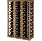 Grenen wijnflessenrek voor 60 flessen, Verzenden, Nieuw, 25 flessen of meer, 75 cm of meer