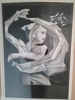 Pasteltekening Freddy Housen, Antiek en Kunst, Ophalen