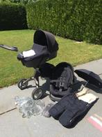 COMPLETE STOKKE XPLORY KINDERWAGEN MET REISWIEG (met origine, Gebruikt, Verstelbare duwstang, Ophalen, Kinderwagen