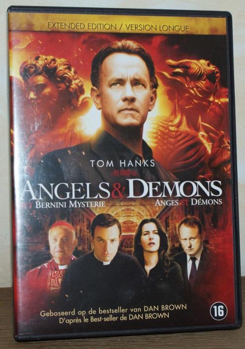 DVD Angels & Demons met Tom Hanks (lange versie), Cd's en Dvd's, Dvd's | Thrillers en Misdaad, Zo goed als nieuw, Actiethriller