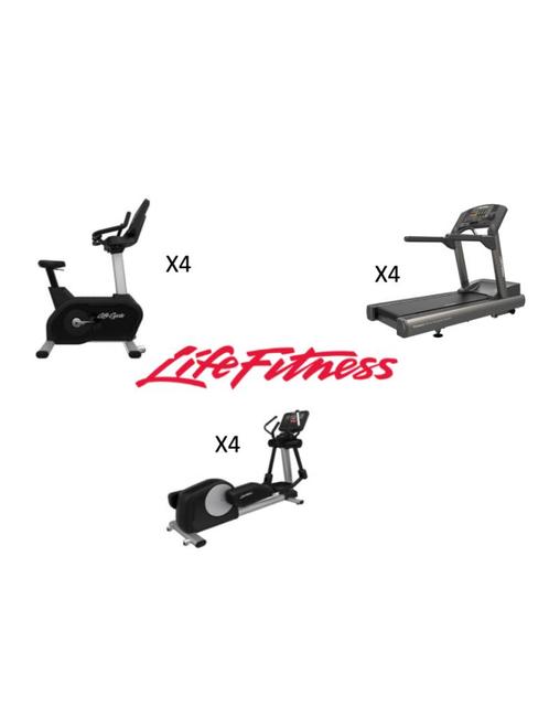 Life Fitness cardio set | loopband | crosstrainer | upright, Sport en Fitness, Fitnessmaterialen, Zo goed als nieuw, Overige typen