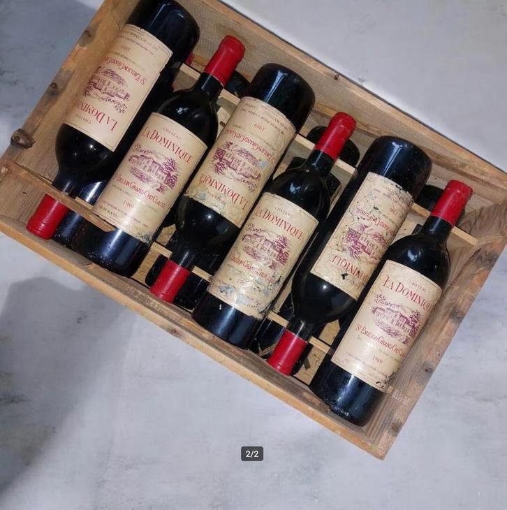 12x St emilion grand cru classe chateau la dominique 1989, Verzamelen, Wijnen, Rode wijn, Ophalen