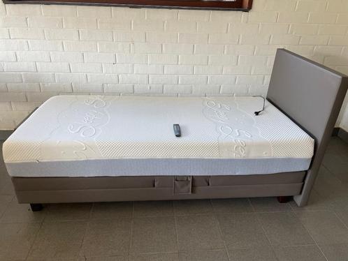 Elektrisch verstelbaar eenpersoonsbed, Huis en Inrichting, Slaapkamer | Bedden, Nieuw, Eenpersoons, 90 cm, 200 cm, Verstelbaar