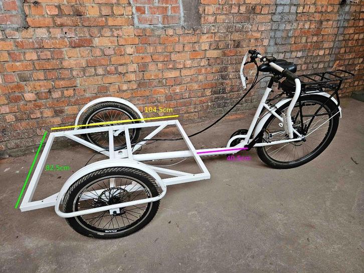 Aanpasbare elektrische bakfiets met drie wielen, Fietsen en Brommers, Fietsen | Driewielfietsen, Gebruikt, Ophalen of Verzenden