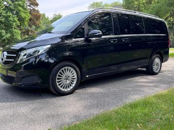 Mercedes 250 V-klasse (L3) Avantgarde Night Edition 5 zitpl., Autos, Cuir, Euro 6, Carnet d'entretien, Noir