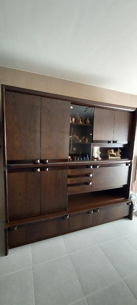 Wandkast, Huis en Inrichting, Kasten | Wandmeubels, Gebruikt, 200 cm of meer, 200 tot 250 cm, 50 tot 75 cm, Met lade(s), Met deur(en)