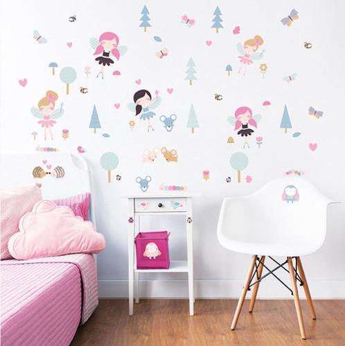 My Woodland Friends Muurstickers - Walltastic - AANBIEDING, Kinderen en Baby's, Kinderkamer | Inrichting en Decoratie, Nieuw, Wanddecoratie