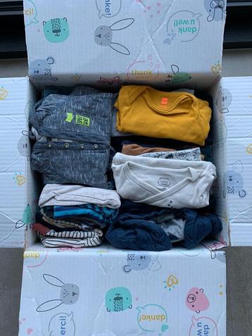 Doos babykleding maat 62 tem 74 beschikbaar voor biedingen