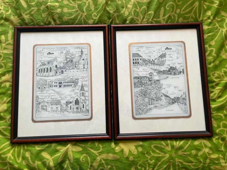 2 gravures sur verre. Kain d hier et d aujourd’hui (1988), Antiek en Kunst, Kunst | Tekeningen en Fotografie, Ophalen of Verzenden