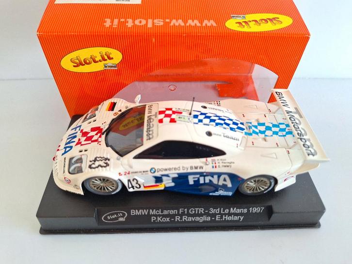 Slot-it Mc-Laren F1 GTR Le-Mans1997 SICA10B, Kinderen en Baby's, Speelgoed | Racebanen, Nieuw, Racebaan, Elektrisch, Overige merken