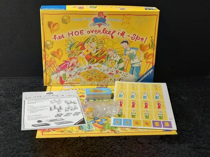 STOPZETTING VERZAMELING Het hoe overleef ik spel, Hobby en Vrije tijd, Gezelschapsspellen | Bordspellen, Gebruikt, Ophalen of Verzenden