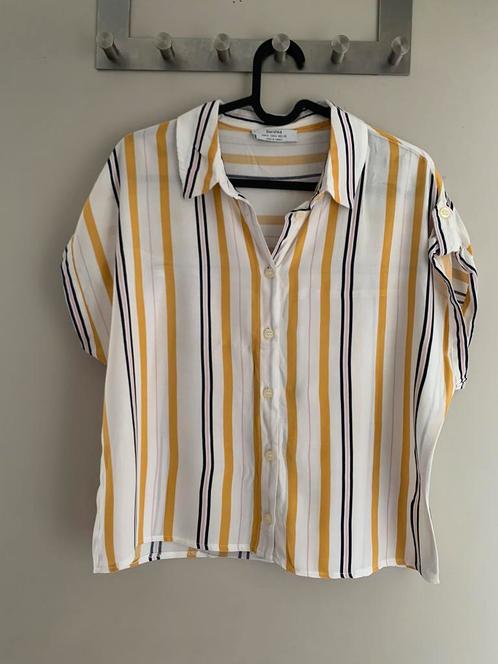 Leuk gestreept hemdje, Kleding | Dames, Blouses en Tunieken, Zo goed als nieuw, Maat 38/40 (M), Geel, Ophalen of Verzenden