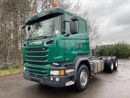 Scania R580 V8 6x4 BL Retarder-2x pto- 10T frontaxle- Manuee, Auto's, Vrachtwagens, Bedrijf, Te koop, ABS, Achteruitrijcamera