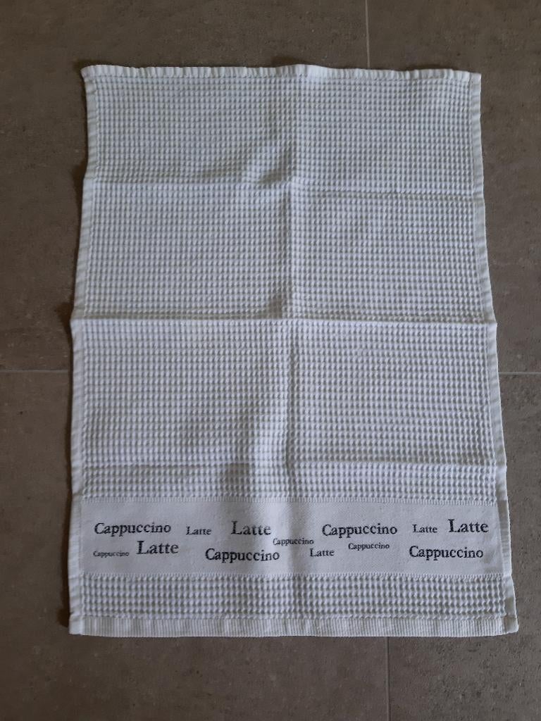 Keukenhanddoek cappuccino, Ophalen of Verzenden