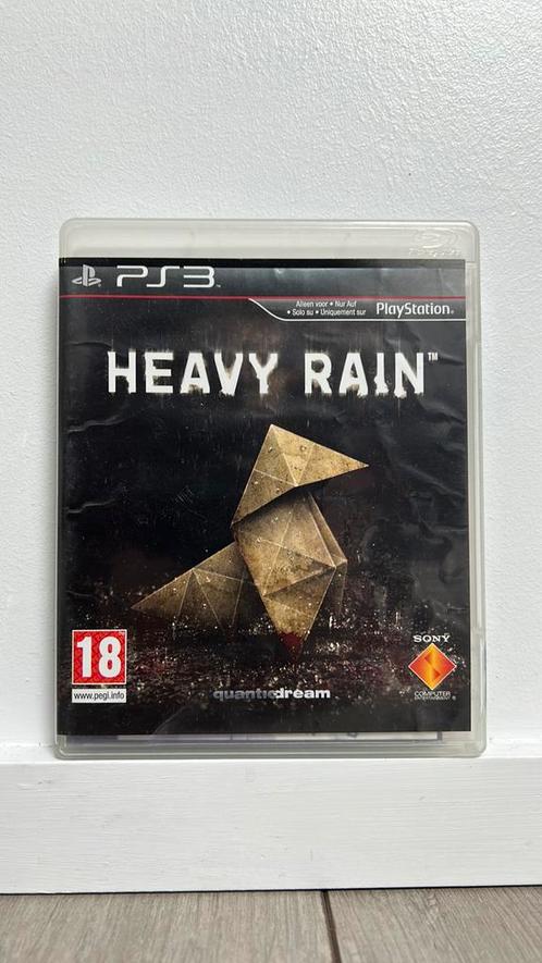 Heavy Rain, PS3, Consoles de jeu & Jeux vidéo, Jeux | Sony PlayStation 3, Comme neuf, Aventure et Action, À partir de 18 ans, Enlèvement ou Envoi