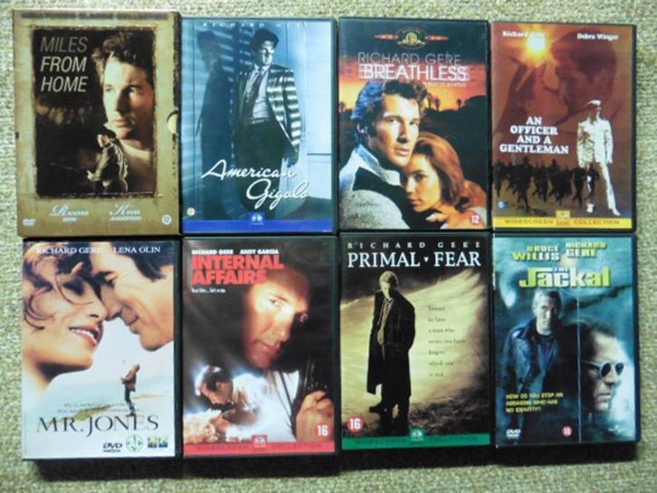 Richard Gere Klassiekers (dvd Pakket 8 titels), Cd's en Dvd's, Dvd's | Klassiekers, Zo goed als nieuw, Ophalen of Verzenden