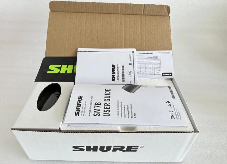 Shure SM7B professionele dynamische microfoon., Muziek en Instrumenten, Microfoons, Ophalen of Verzenden
