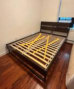 Cadre de lit Trysil ikea marron 160x200cm, Enlèvement