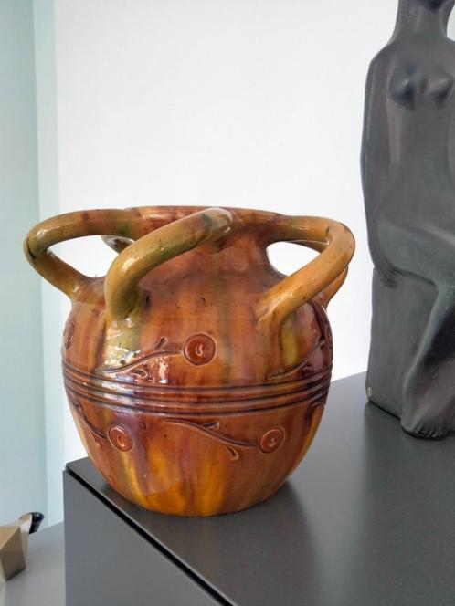 Antiek aardewerk vaas Vlaams keramiek, Antiek en Kunst, Antiek | Vazen, Ophalen of Verzenden