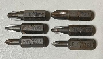 WERA bits PH1 PH2 en PH3 ==> 5/16” ! ! ! beschikbaar voor biedingen