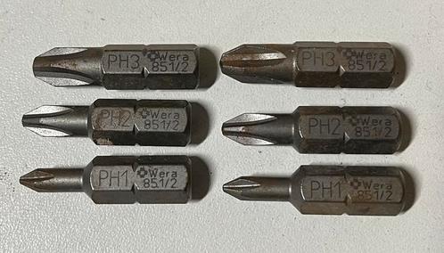 WERA bits PH1 PH2 en PH3 ==> 5/16” ! ! !, Doe-het-zelf en Bouw, Gereedschap | Handgereedschap, Zo goed als nieuw, Verzenden