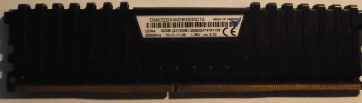 16 Gb DDR4 à 3000 Mhz, Computers en Software, RAM geheugen, 16 GB, DDR4, Ophalen of Verzenden