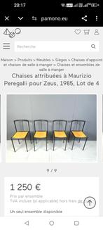 Een Maurizio Peregalli-stoel voor Zeus 1985, Ophalen