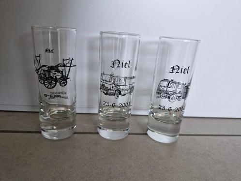shotglaasjes / borrelglaasjes Niel €5 per stuk, Verzamelen, Glas en Drinkglazen, Borrel- of Shotglas, Ophalen of Verzenden