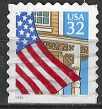 USA 1997 - Yvert 2578 O - Vlag op veranda (ST), Timbres & Monnaies, Timbres | Amérique, Affranchi, Envoi