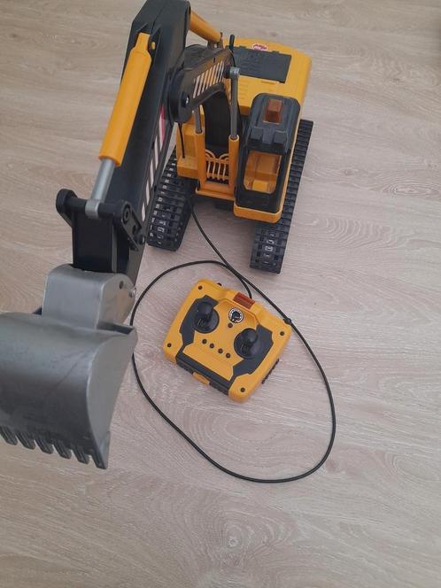 Afstandsbedienbare graafmachine – volledig werkend, Kinderen en Baby's, Speelgoed | Buiten | Accuvoertuigen, Zo goed als nieuw