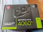 Carte graphique MSI RTX 4060TI 8GB, Computers en Software, Videokaarten, GDDR6, PCI-Express 4, Ophalen of Verzenden, Zo goed als nieuw