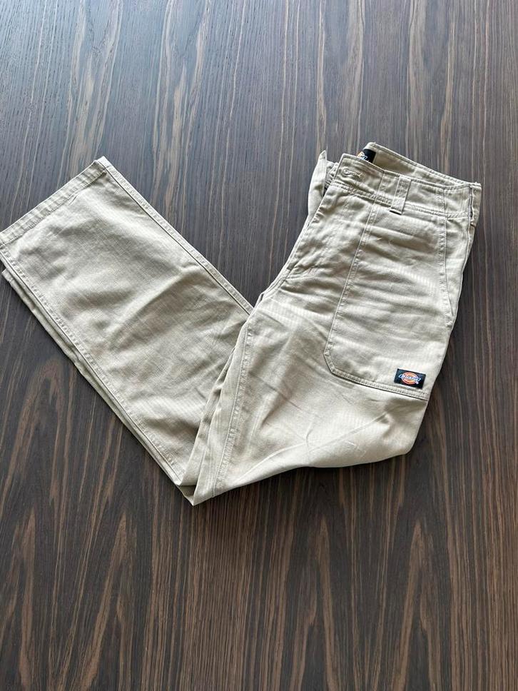 Beige jeans DICKIES W31, Kleding | Heren, Broeken en Pantalons, Zo goed als nieuw, Maat 48/50 (M), Beige, Ophalen of Verzenden