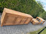 Acacia houten eetkamerset ( dressoir,eettafel, salon tafel ), Huis en Inrichting, Ophalen, Zo goed als nieuw, Landelijk modern industrieel