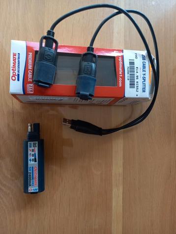 Optimate USB aansluiting + dubbele USB splitter beschikbaar voor biedingen