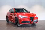 Alfa Romeo Stelvio 2.0 280 Veloce AWD Pano | Verw zetels | V, Auto's, Alfa Romeo, Stof, Gebruikt, Elektrische ramen, 4 cilinders
