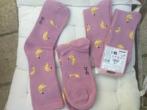 Kousen roze- mauve met smiley - 39 42, Vêtements | Femmes, Chaussettes & Bas, Neuf, Chaussettes et Chaussettes genoux, Taille 39 à 42