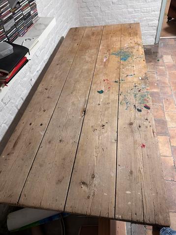 Boerentafel, Huis en Inrichting, Tafels | Eettafels, Ophalen, Gebruikt